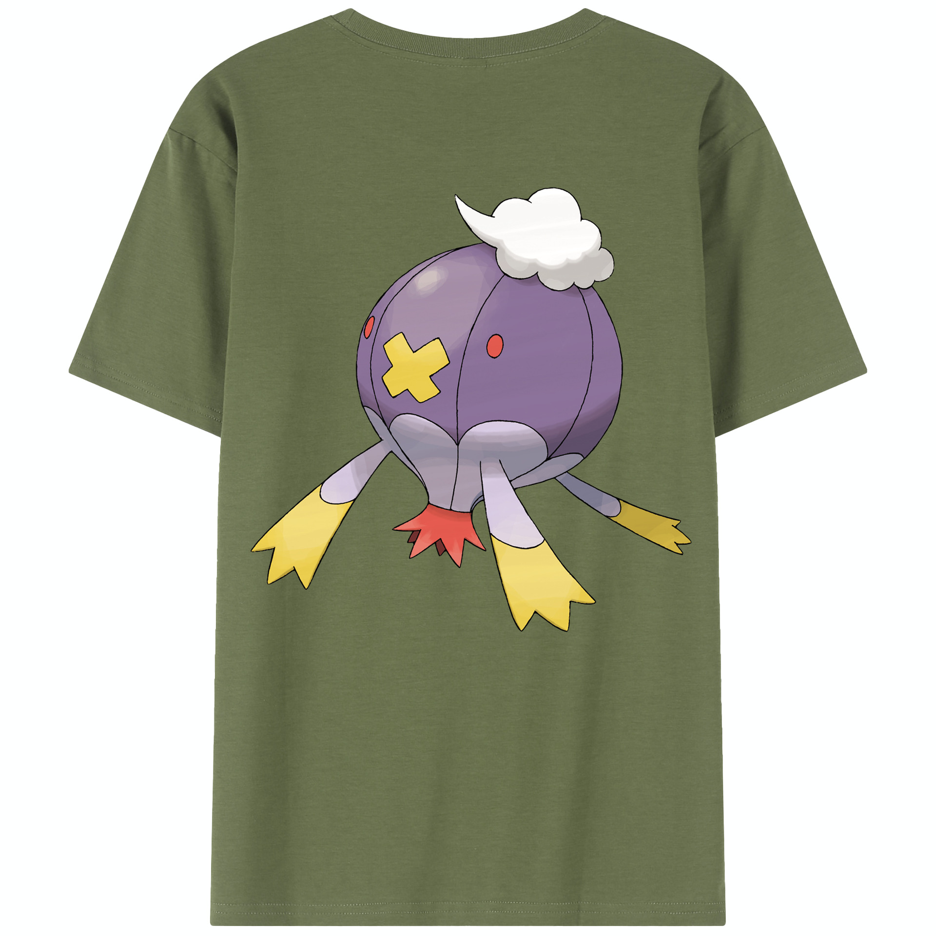 （画像用） ポケットモンスター Pokémon 綿100％半袖Tシャツ（背面プリント）